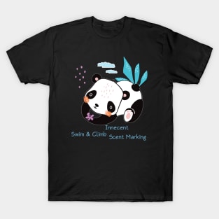 Panda - Swim & Climb - Educate T-Shirt